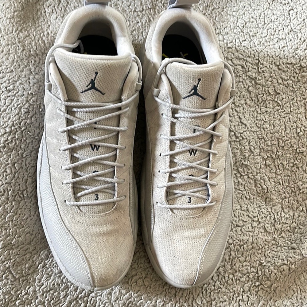Air Jordan 12 Retro Low gray suede Men’s size 15!
